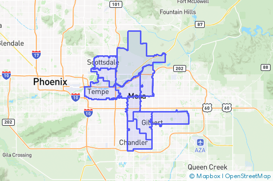 Service Area Map