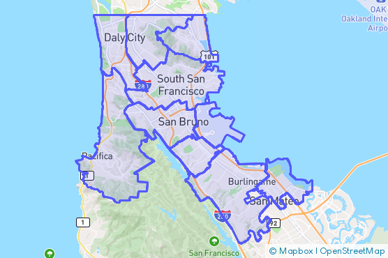 Service Area Map