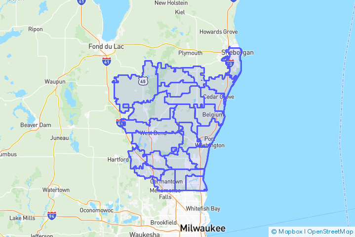 Service Area Map