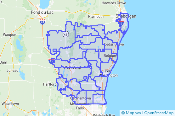 Service Area Map