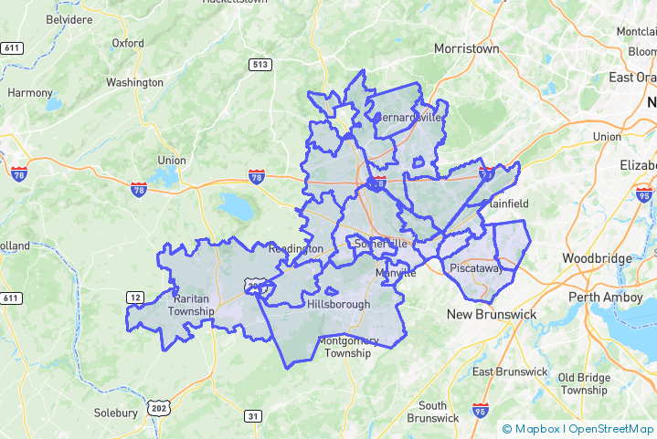 Service Area Map