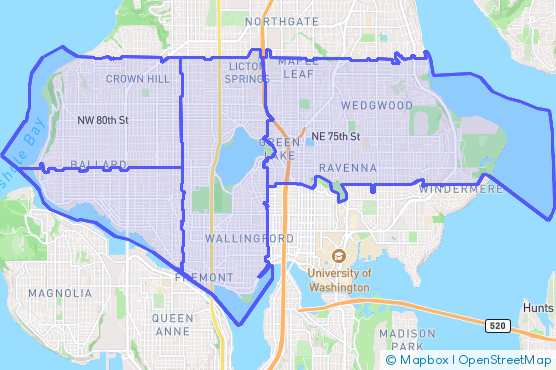Service Area Map