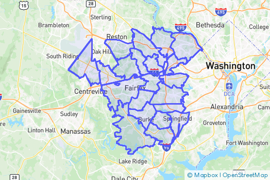 Service Area Map