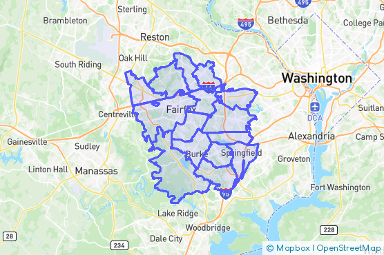 Service Area Map