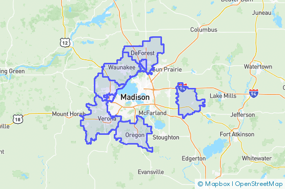 Service Area Map