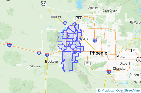 Service Area Map