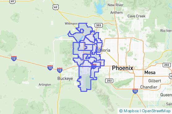 Service Area Map