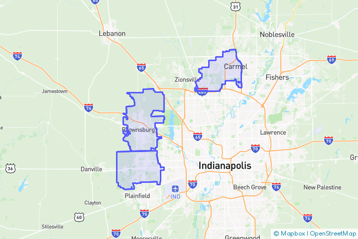 Service Area Map