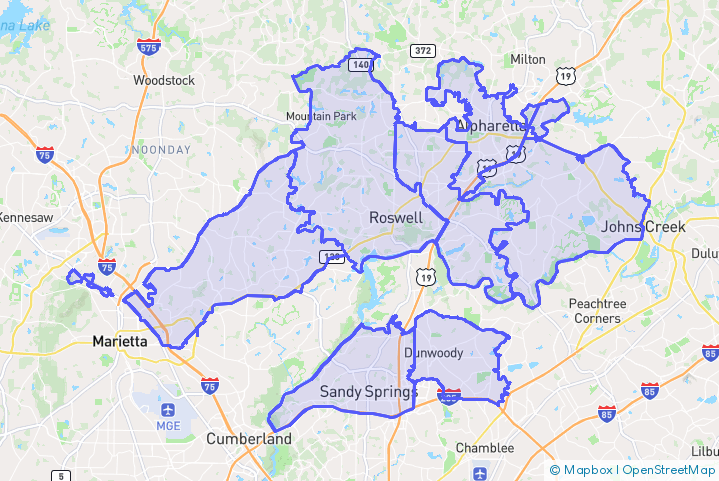 Service Area Map