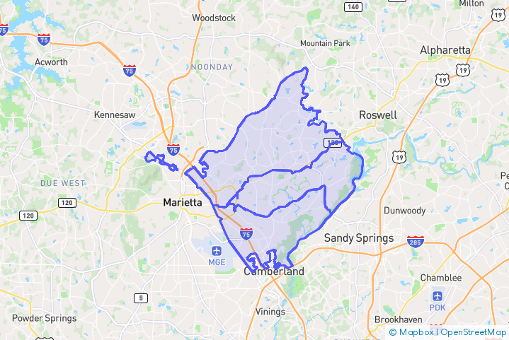 Service Area Map