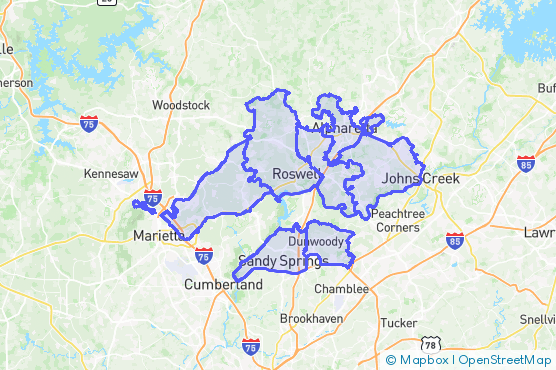 Service Area Map