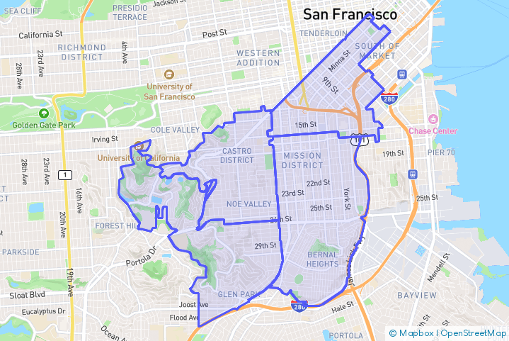 Service Area Map