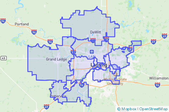 Service Area Map