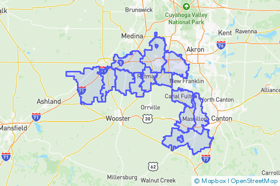Service Area Map