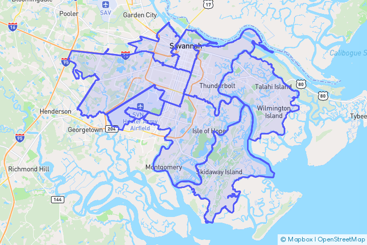 Service Area Map