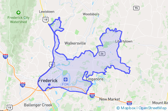 Service Area Map
