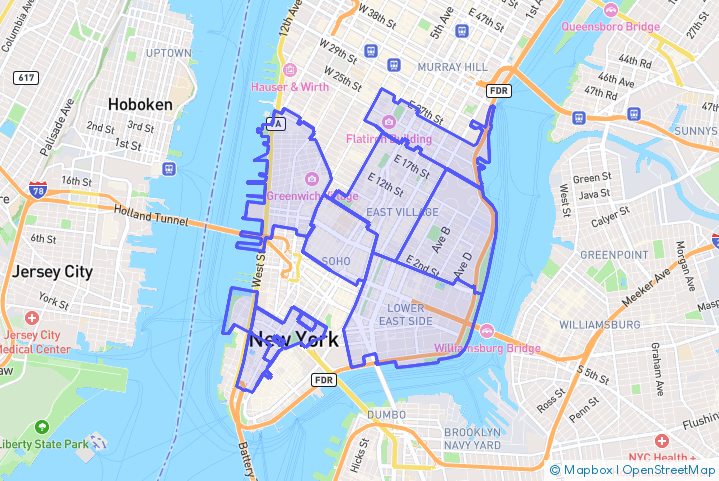 Service Area Map