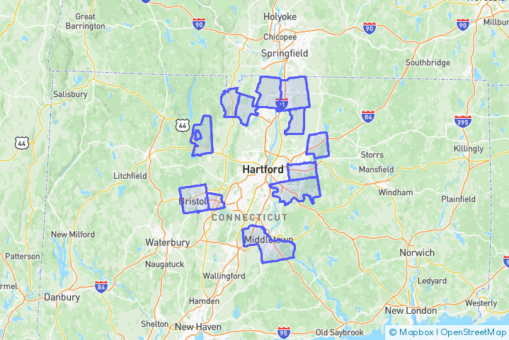 Service Area Map