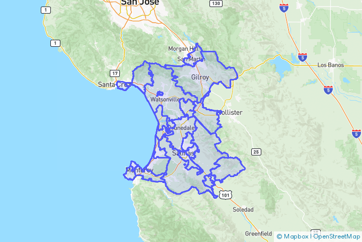 Service Area Map