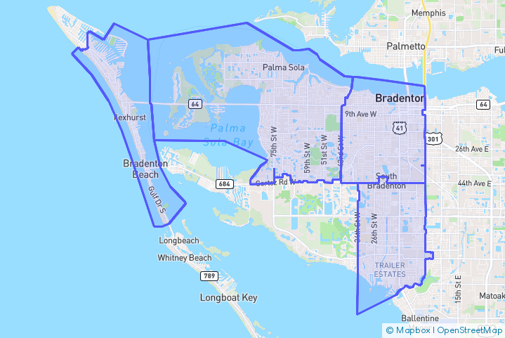 Service Area Map
