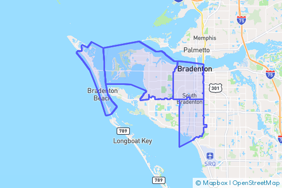 Service Area Map