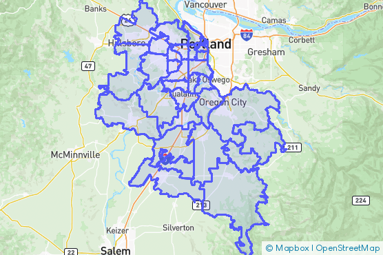 Service Area Map