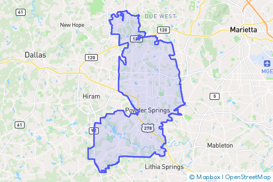 Service Area Map
