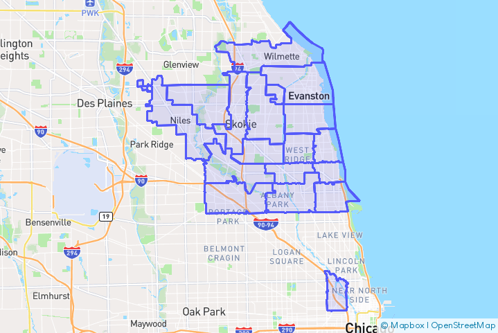 Service Area Map