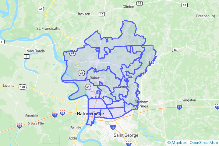 Service Area Map
