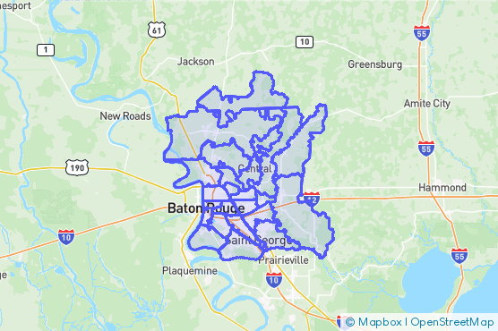 Service Area Map