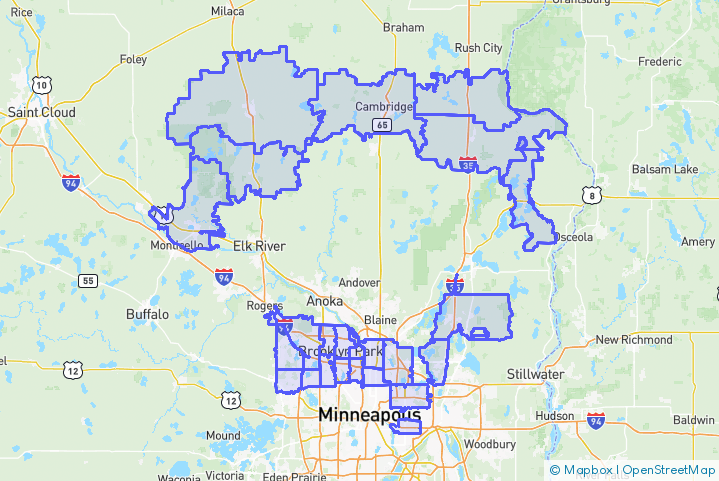 Service Area Map