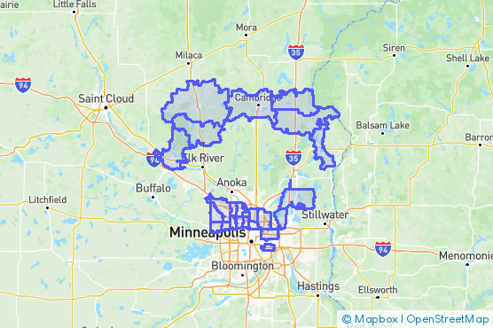Service Area Map
