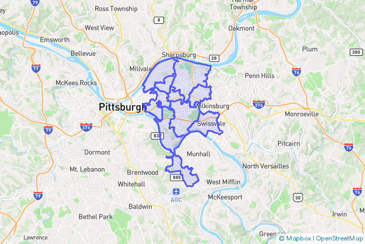 Service Area Map
