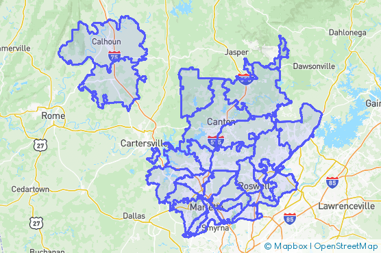 Service Area Map