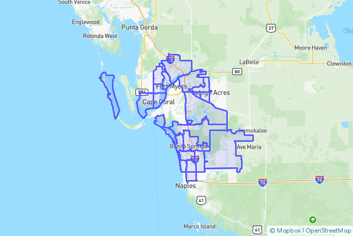 Service Area Map