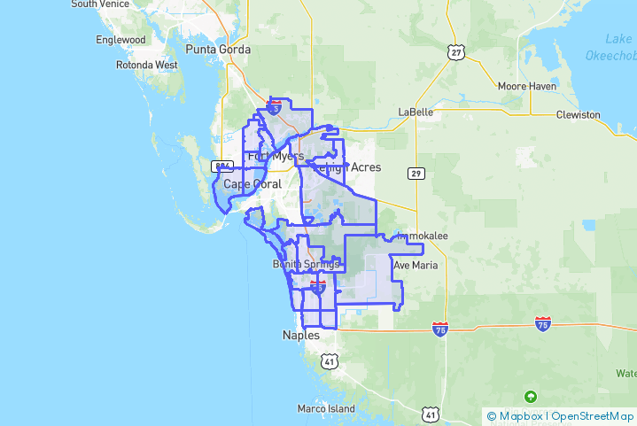Service Area Map