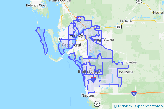 Service Area Map