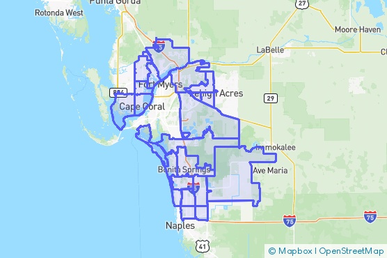 Service Area Map