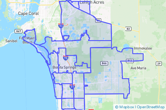 Service Area Map