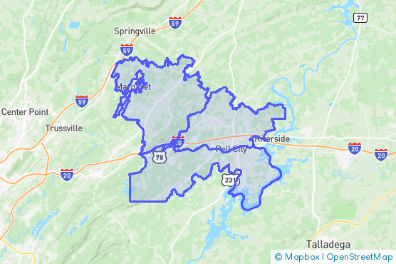 Service Area Map