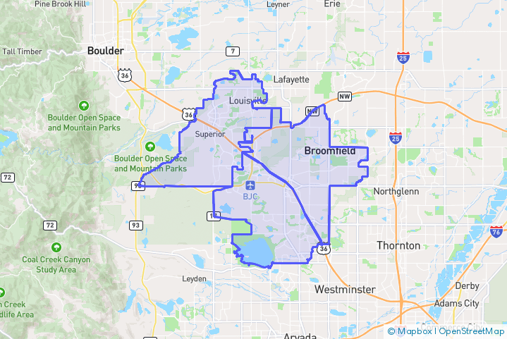Service Area Map
