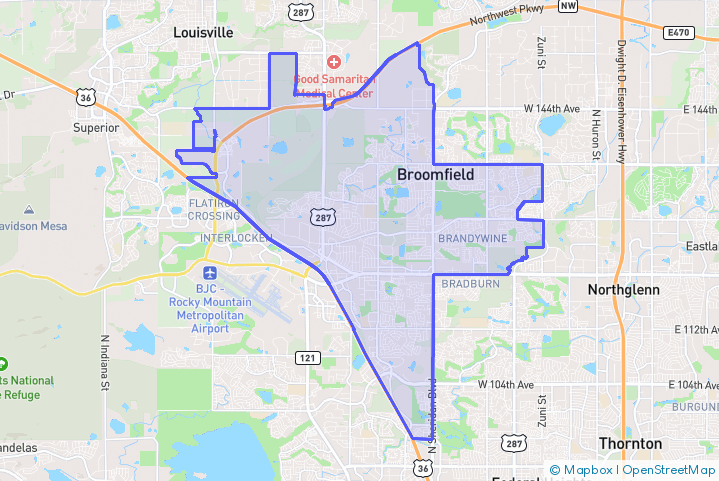 Service Area Map