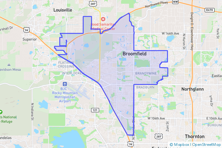 Service Area Map