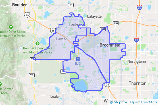 Service Area Map