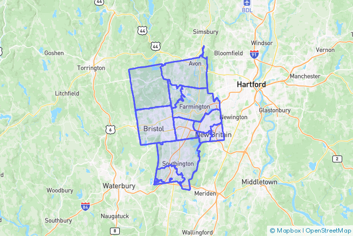 Service Area Map