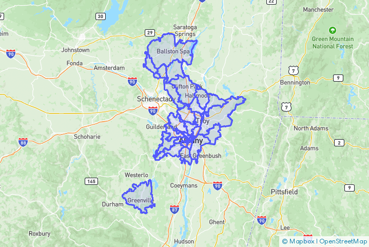 Service Area Map