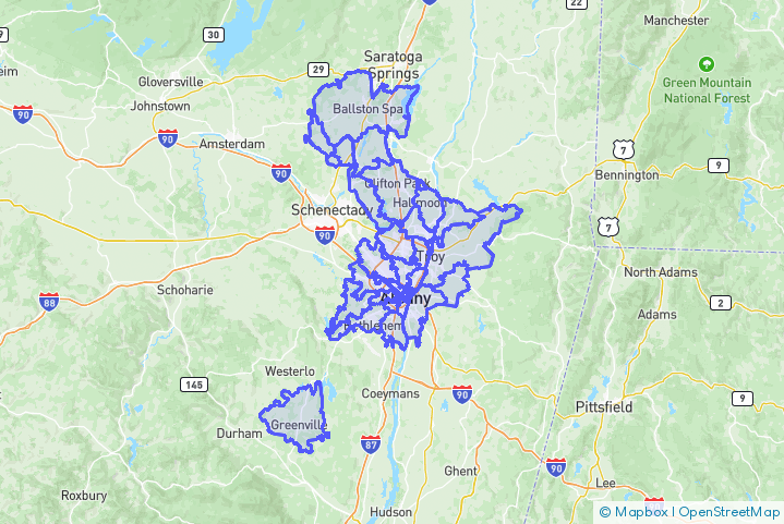 Service Area Map