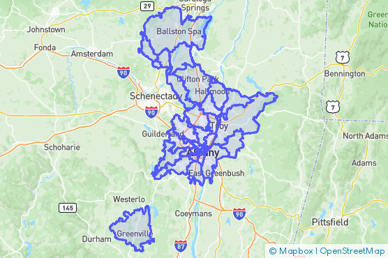 Service Area Map