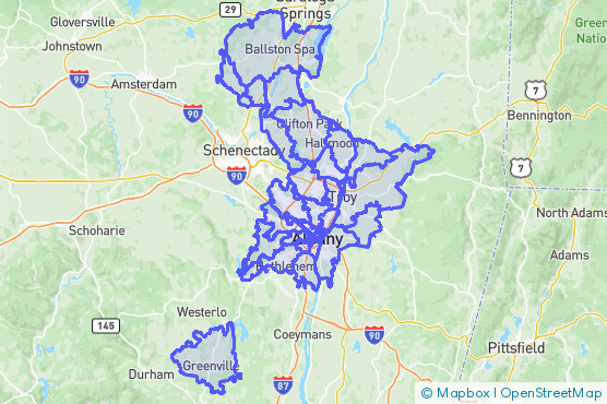 Service Area Map