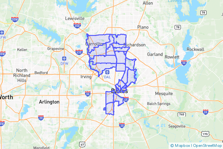 Service Area Map
